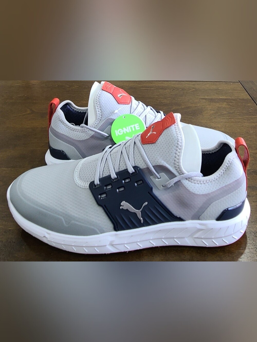 Puma Ignite Articulate Golf Shoes High Rise/Puma Silver/Navy Blazer Men's